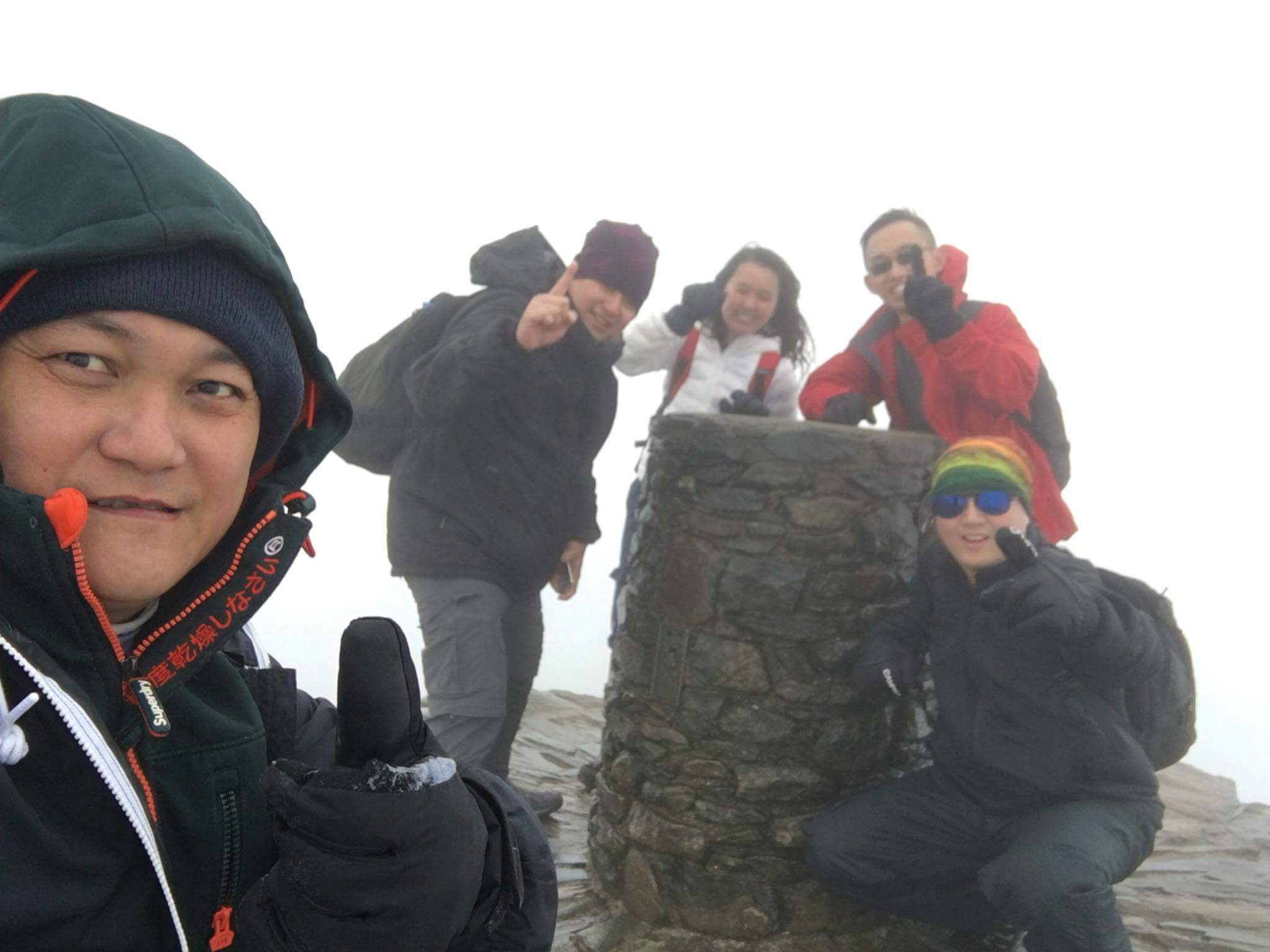 Malaysian entrepreneurs - Dato Tony Looi - Snowdon summit